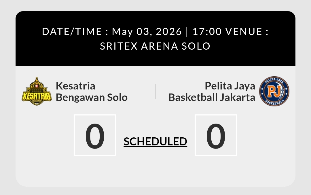 Kesatria Bengawan Solo Hadapi Ujian Berat Kontra Pelita Jaya