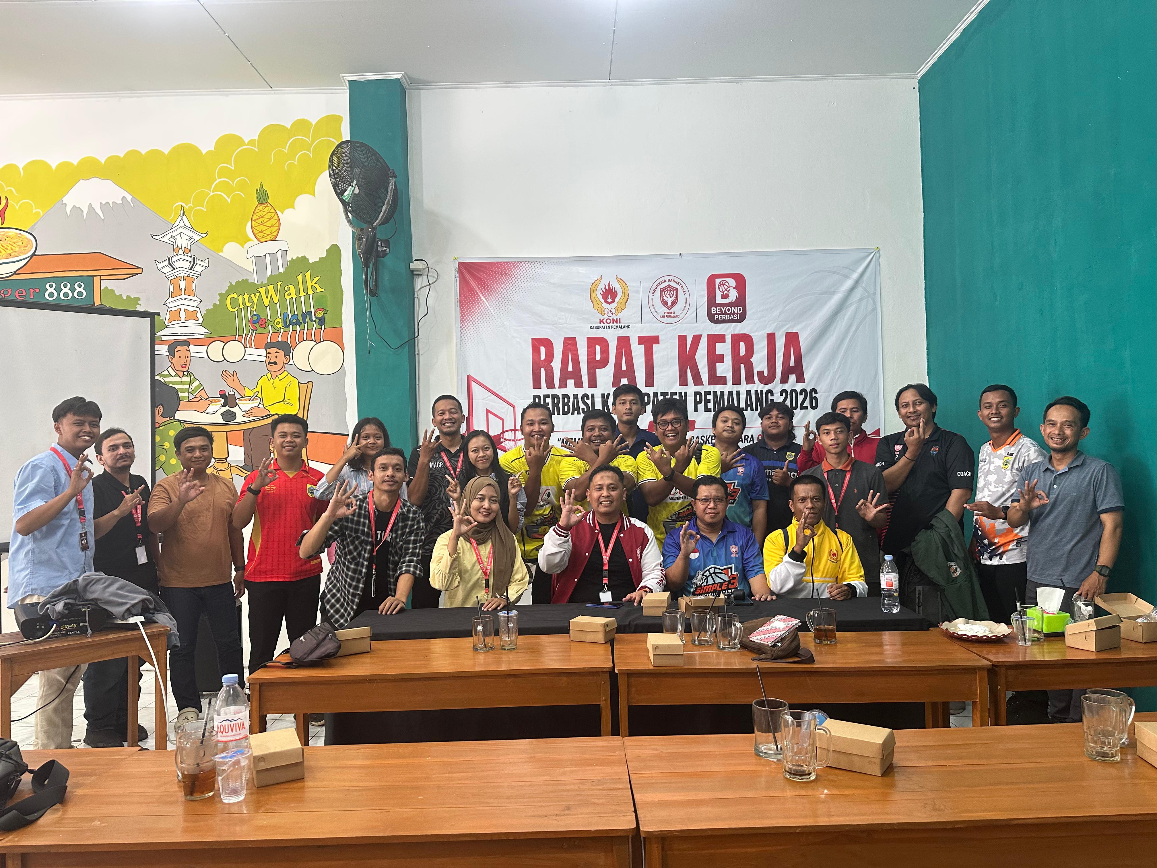 Rapat Kerja PERBASI Kabupaten Pemalang Tahun 2026