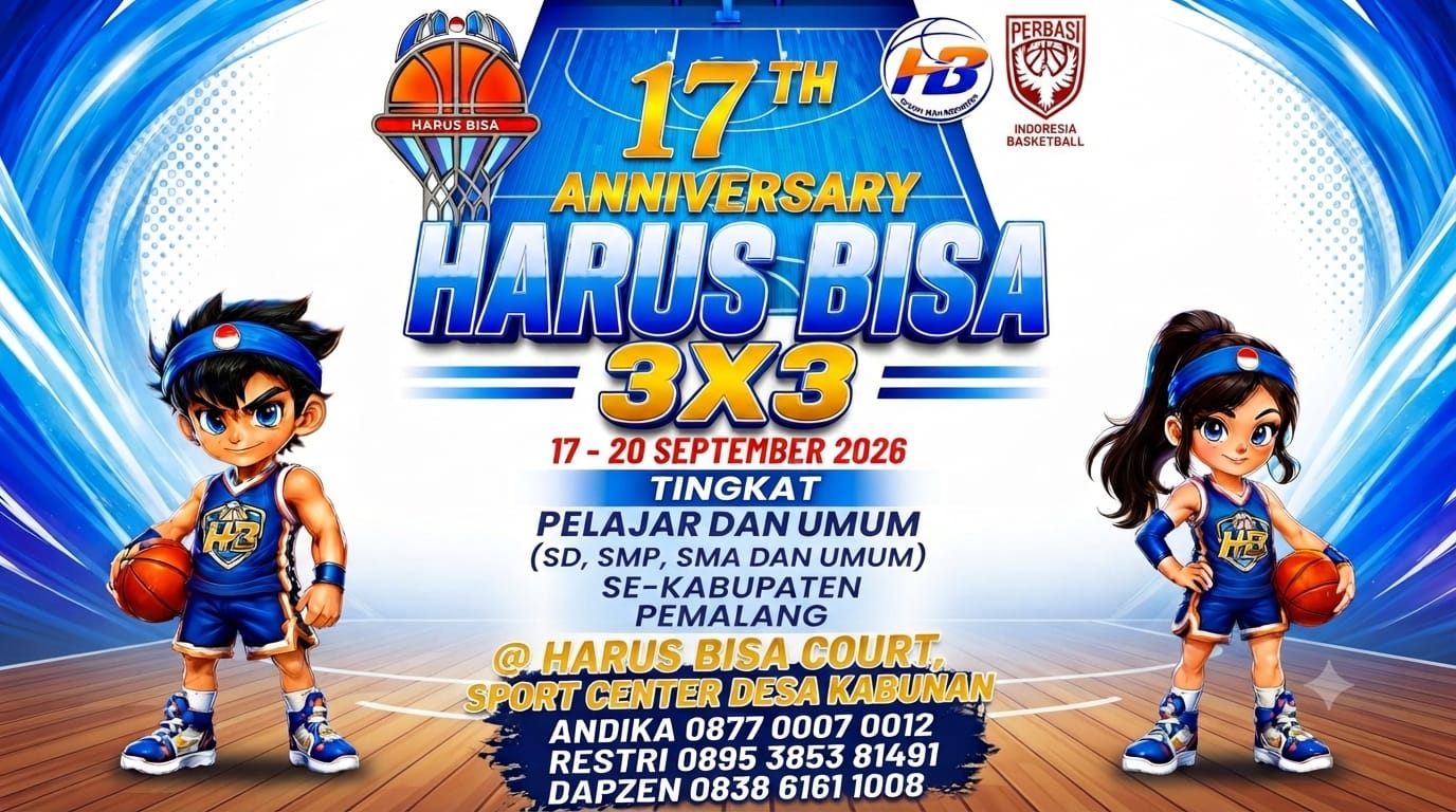 3X3 ANNIVERSARY 17Th HARUS BISA PEMALANG